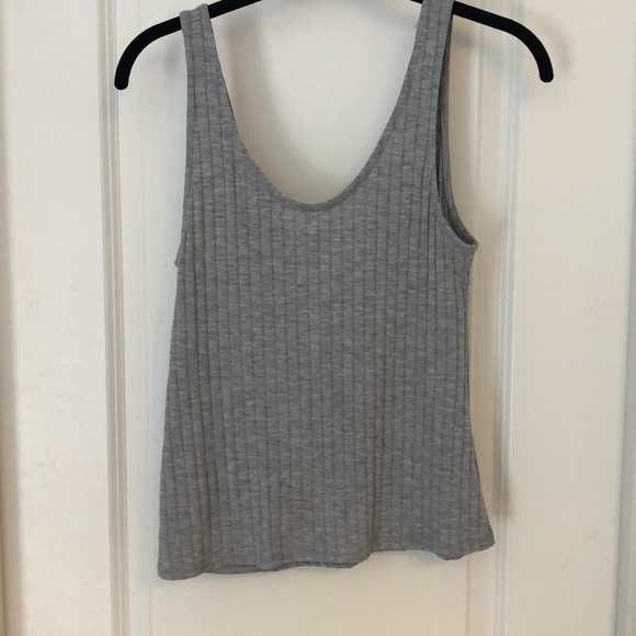 Gray Tie-up Tank - Picture 3 of 4